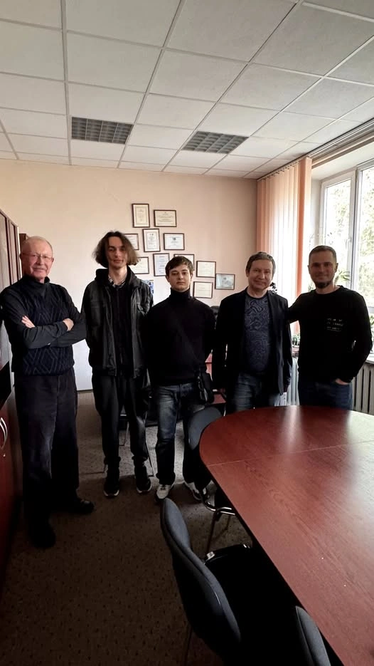 Meeting with the staff of the Department of Nuclear Physics and High Energies of Taras Shevchenko National University of Kyiv.